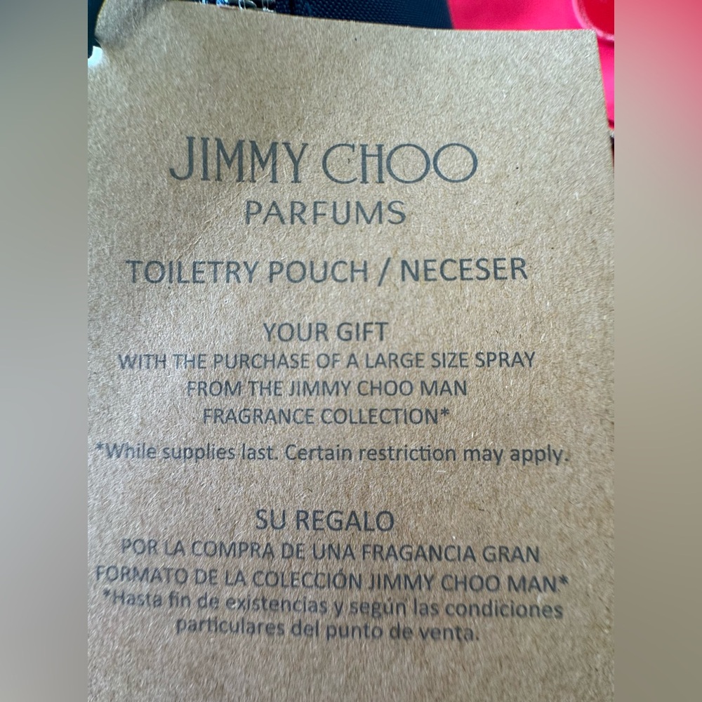 Jimmy‎ Choo Parfums Navy Toiletry Bag - Picture 6 of 7